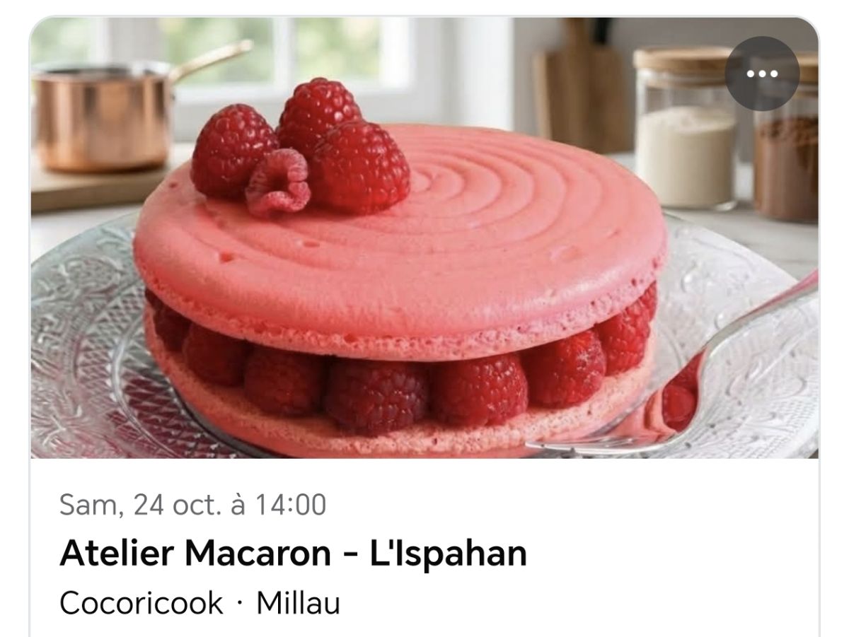 Atelier Macaron - L'Ispahan