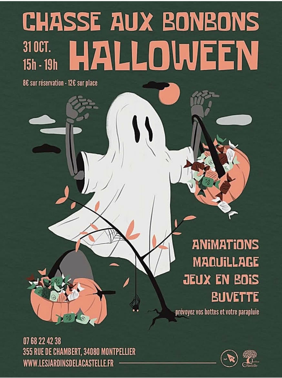 Chasse aux bonbons Halloween