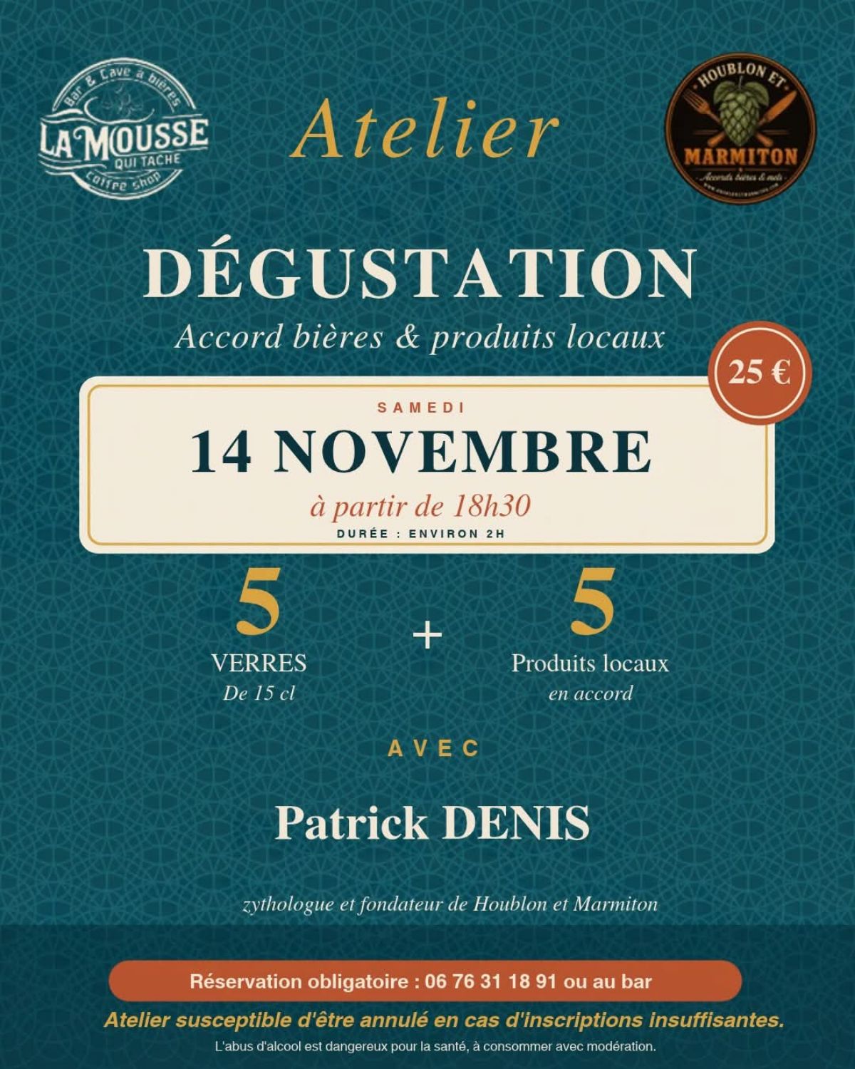 Atelier Dégustation - Accord bières & produits locaux